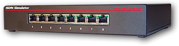 8 Port BRI-S/T ISDN Simulator